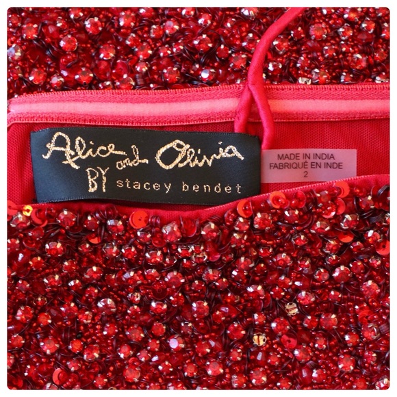 ALICE + OLIVIA Crystal Embellished Crop Top - Picture 14 of 17